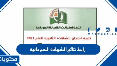 رابط نتائج الشهادة السودانية 2025